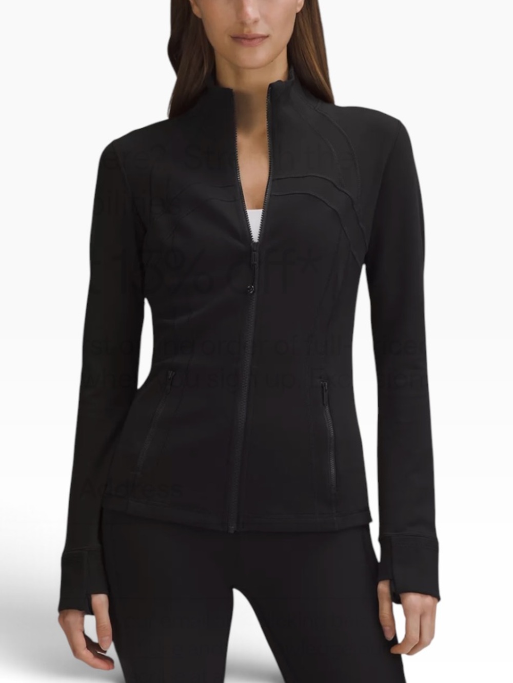 NWT Lululemon Women’s Define Jacket Luon Size 4 Black Zippered